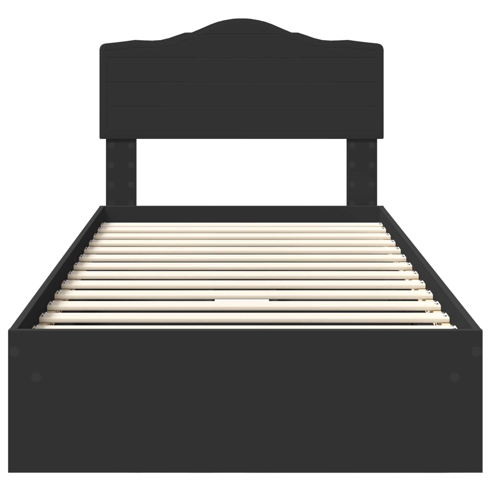 Laos voodi peaga sahtliga Must 90 x 190 cm Tehispuit 8 Kõik vajalik sinu aeda ja koju! Laos voodi peaga sahtliga Must 90 x 190 cm Tehispuit - Image 8