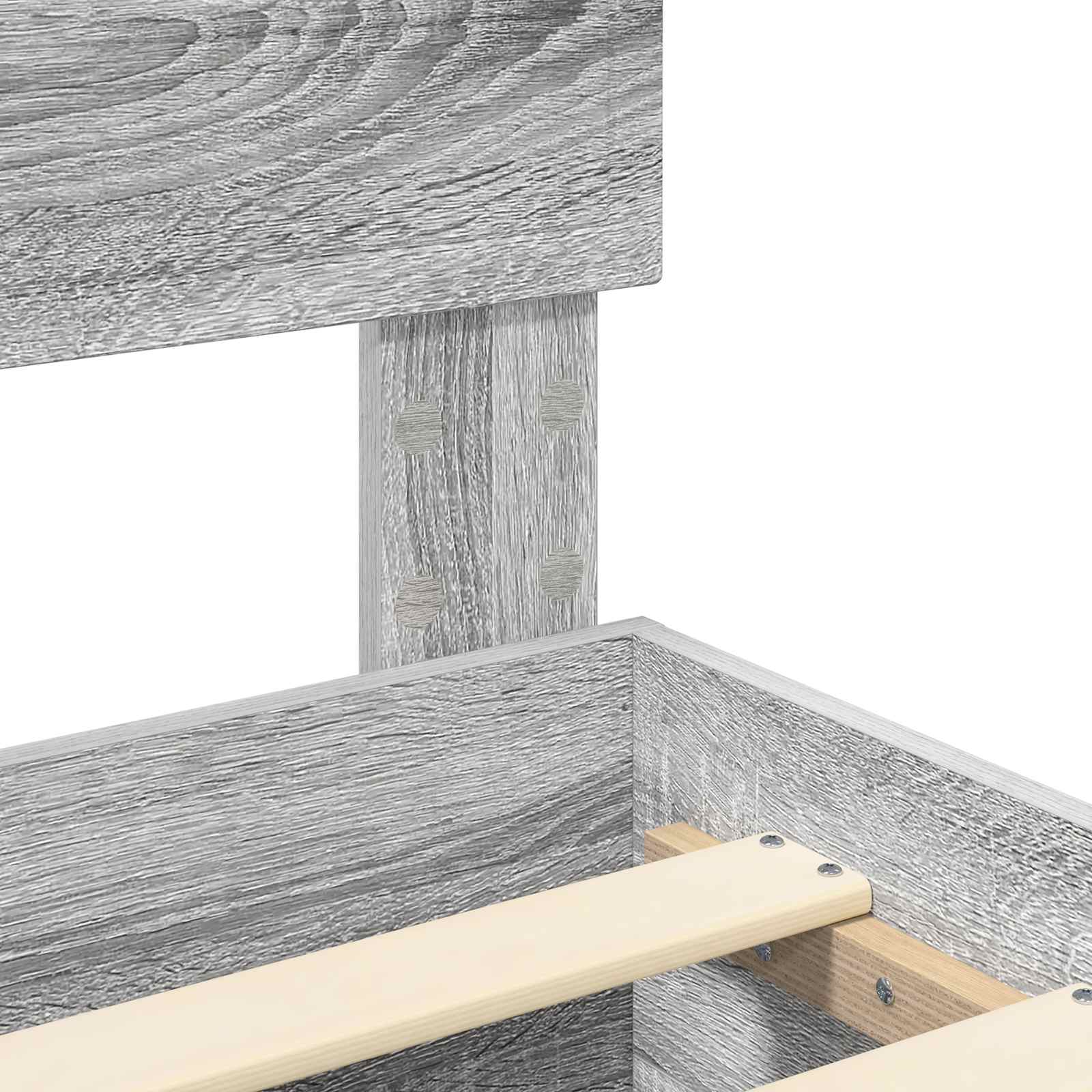 Sengestamme med skuff Grå Sonoma 160 x 200 cm Konstruert tre - Bilde 11