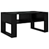 vidaXL Kohvilaud Must tamm 92 x 53 x 45 cm Tehispuit