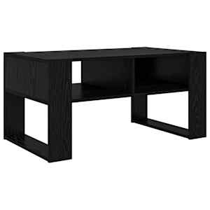 vidaXL Kohvilaud Must tamm 92 x 53 x 45 cm Tehispuit