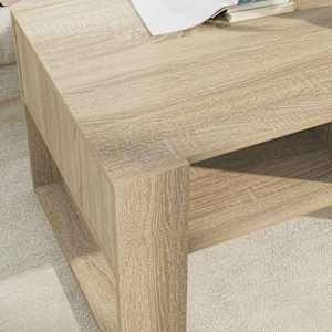 Konferenční stolek Sonoma dub 92 x 53 x 45 cm kompozitní dřevo - obrázek 4