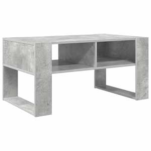 vidaXL Kohvilaud Betoonhall 92 x 53 x 45 cm Tehispuit