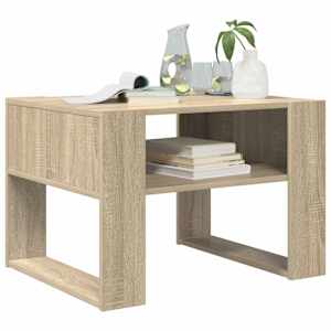 Konferenční stolek Sonoma dub 66 x 53 x 45 cm kompozitní dřevo - obrázek 3