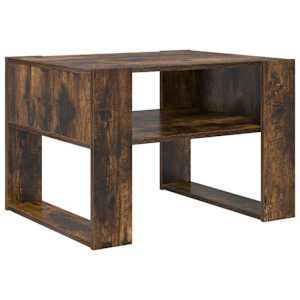 Konferenční stolek Kouřový dub 66 x 53 x 45 cm kompozitní dřevo - obrázek 7