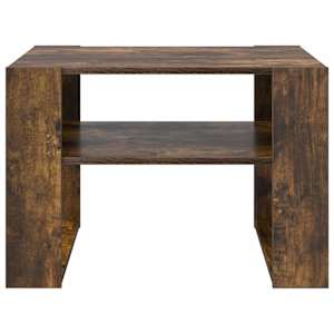 Konferenční stolek Kouřový dub 66 x 53 x 45 cm kompozitní dřevo - obrázek 5