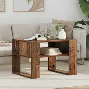 Konferenční stolek Staré dřevo 66 x 53 x 45 cm kompozitní dřevo - obrázek 1