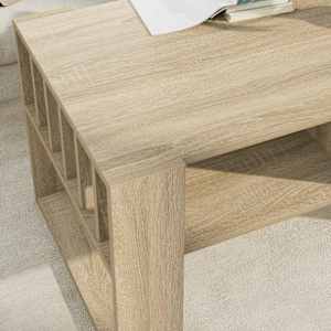 Konferenční stolek Sonoma dub 92 x 49,5 x 45 cm - obrázek 4