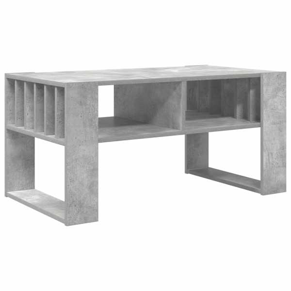 vidaXL Kohvilaud Betoonhall 92 x 49,5 x 45 cm Tehispuit