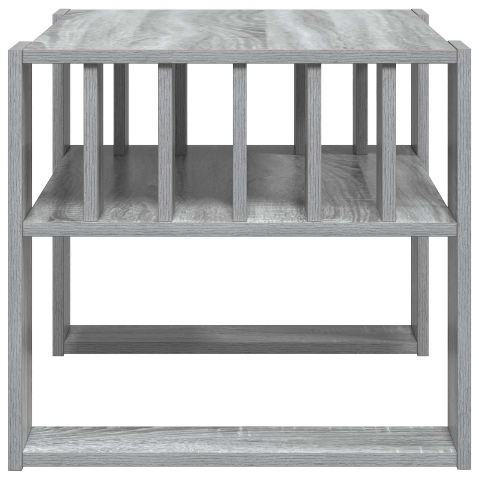 Klubska miza Siva Sonoma 66 x 49,5 x 45 cm Konstruiran les - slika 6