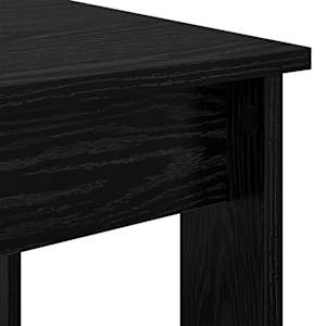 Sada konferenčních stolků 2 pcs Černý dub kompozitní dřevo - obrázek 11