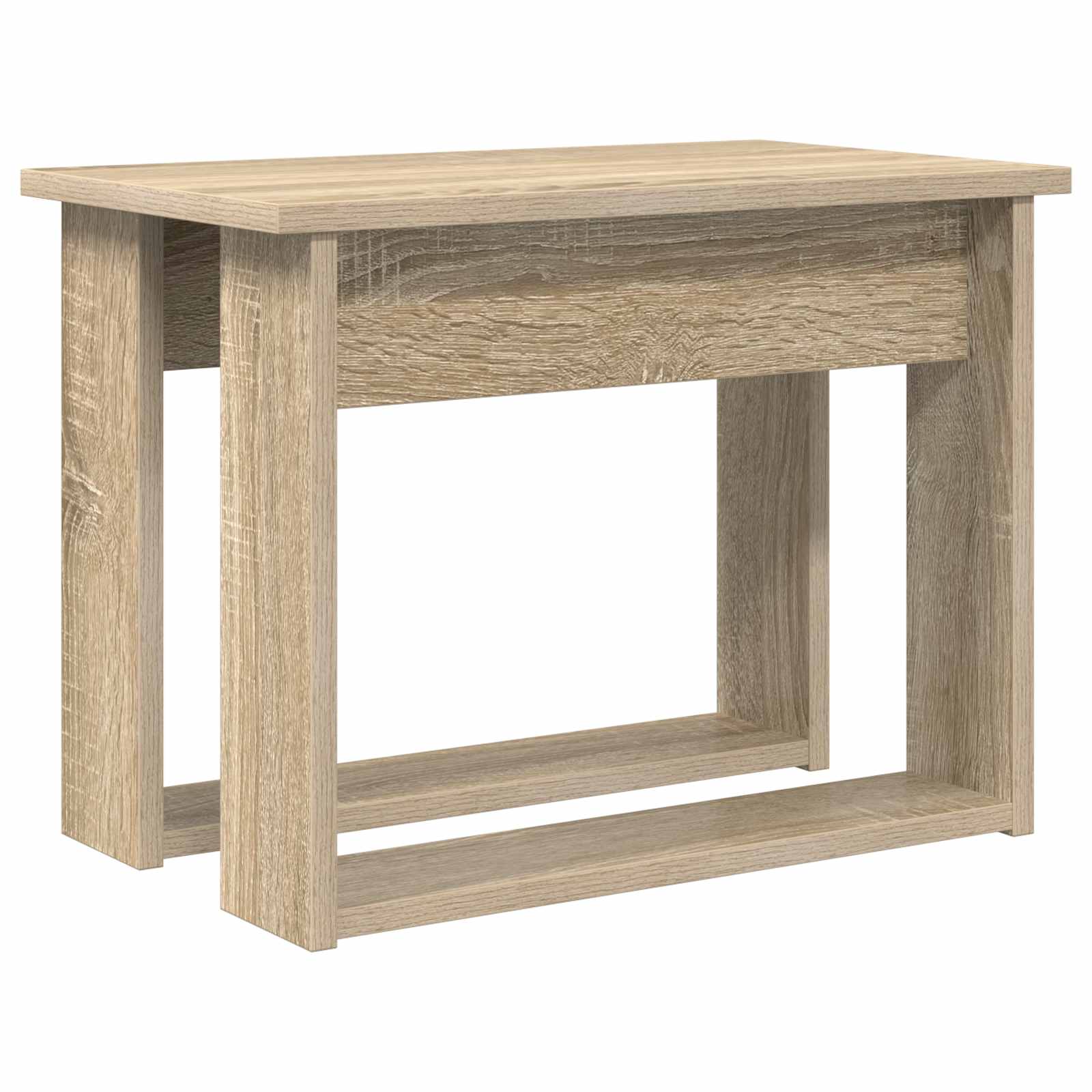 Koffietafel Set 2 pcs Sonoma Eiken Bewerkt hout | luizaXL | Dé meubelwinkel voor elk interieur Koffietafel Set 2 pcs Sonoma Eiken Bewerkt hout - Afbeelding 7