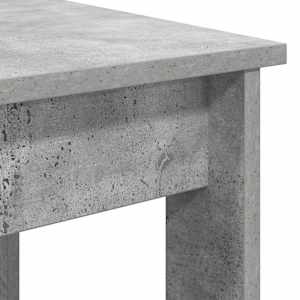 Sada konferenčních stolků 2 pcs Betonově šedá kompozitní dřevo - obrázek 11