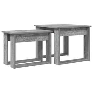 vidaXL Kohvilauda komplekt 2 tk Hall Sonoma 50 x 52 x 42 cm Tehispuit