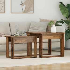 Set kavno mizico 2 pcs Star les Konstruiran les