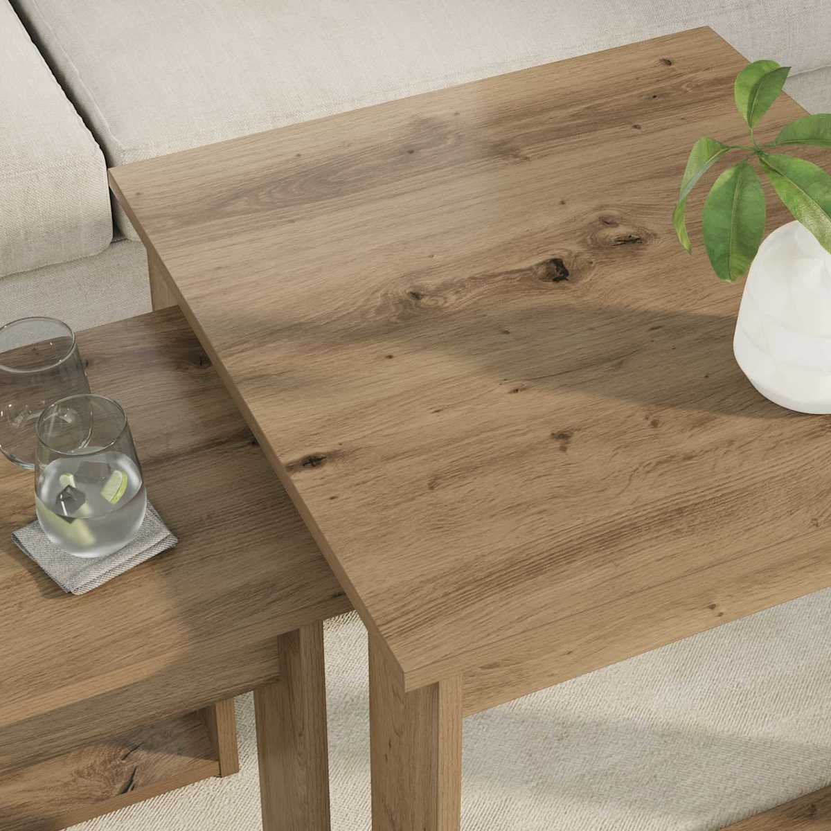 Kaffebord Sæt 2 stk. 50 x 52 x 42 cm - Billede 4
