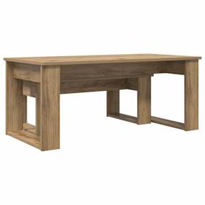 Sada konferenčních stolků 2 pcs Artisanový dub kompozitní dřevo - obrázek 10
