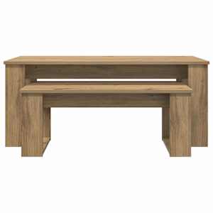 Sada konferenčních stolků 2 pcs Artisanový dub kompozitní dřevo - obrázek 8