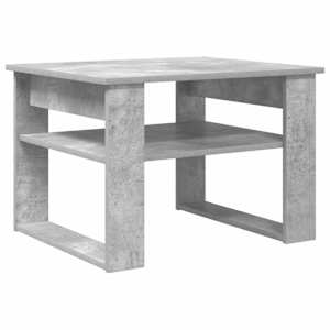 vidaXL Kohvilaud Betoonhall 64 x 54 x 44 cm Tehispuit