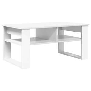Konferenční stolek Bílá 96 x 54 x 44 cm kompozitní dřevo - obrázek 2