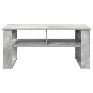 Konferenční stolek s úložištěm Betonově šedá 96 x 54 x 44 cm - obrázek 5