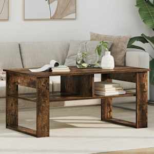 Konferenční stolek Kouřový dub 96 x 54 x 44 cm kompozitní dřevo - obrázek 1