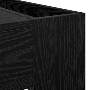 Konferenční stolek Černý dub 110 x 50 x 41 cm kompozitní dřevo - obrázek 8