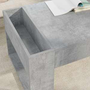 Konferenční stolek Betonově šedá 110 x 50 x 41 cm - obrázek 4
