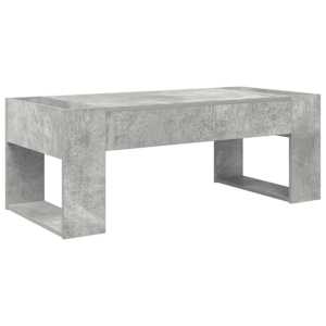 vidaXL Kohvilaud Betoonhall 110 x 50 x 41 cm Tehispuit