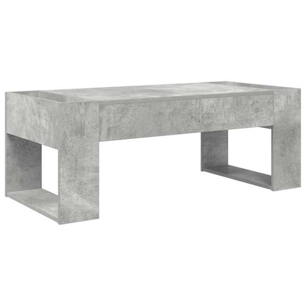 vidaXL Kohvilaud Betoonhall 110 x 50 x 41 cm Tehispuit