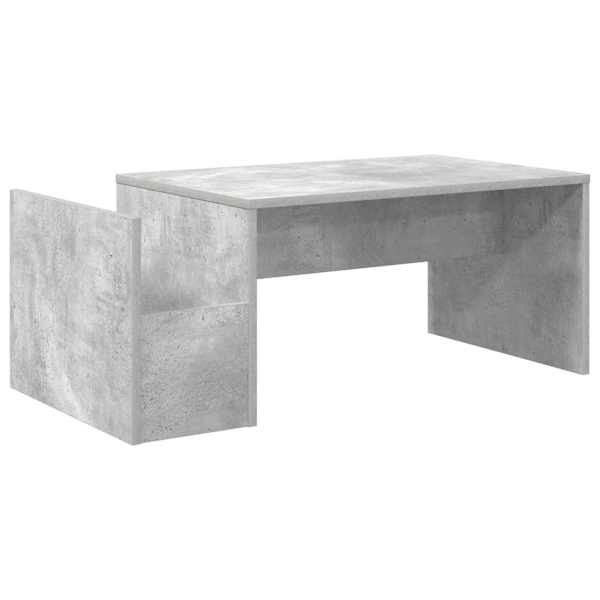 vidaXL Kohvilaud Betoonhall 90 x 45 x 35 cm Tehispuit
