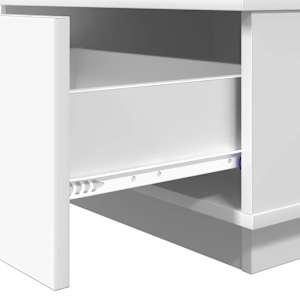 Konferenční stolek Bílá 95 x 55 x 31 cm kompozitní dřevo - obrázek 9