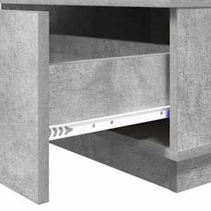 Konferenční stolek se zásuvkou Betonově šedá 95 x 55 x 31 cm - obrázek 9