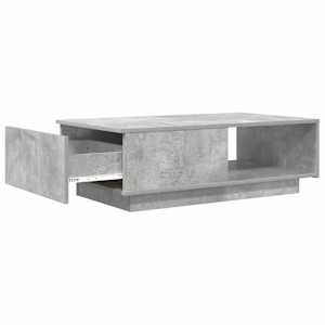 Konferenční stolek se zásuvkou Betonově šedá 95 x 55 x 31 cm - obrázek 5