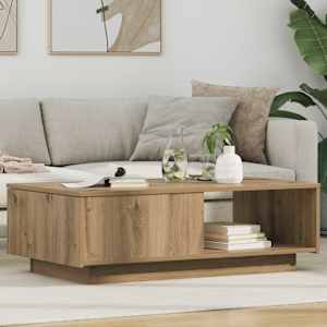 Klubska miza Umetni hrast 95 x 55 x 31 cm Konstruiran les