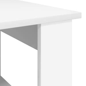Konferenční stolek Bílá 72 x 50 x 50 cm kompozitní dřevo - obrázek 8