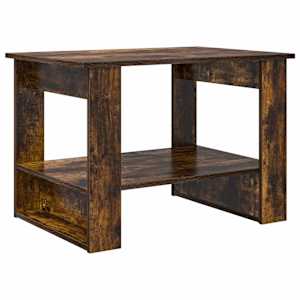 Konferenční stolek Kouřový dub 72 x 50 x 50 cm kompozitní dřevo - obrázek 2