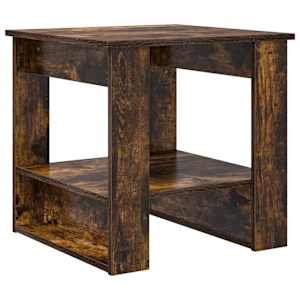 Konferenční stolek Kouřový dub 51 x 50 x 50 cm kompozitní dřevo - obrázek 2