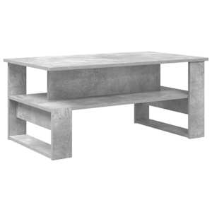 vidaXL Kohvilaud Betoonhall 90 x 50 x 40 cm Tehispuit