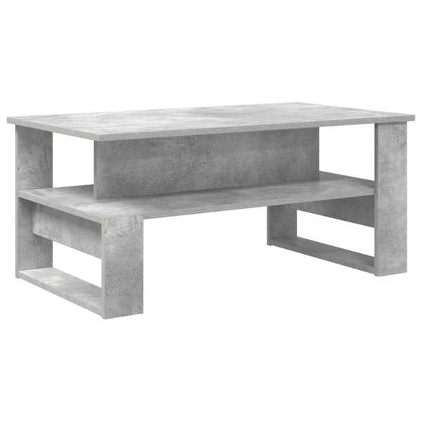 vidaXL Kohvilaud Betoonhall 90 x 50 x 40 cm Tehispuit