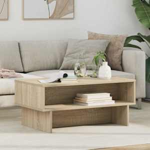 Konferenční stolek Sonoma dub 80 x 46 x 35 cm kompozitní dřevo - obrázek 1
