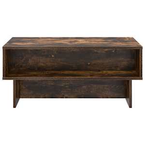 Konferenční stolek Kouřový dub 80 x 46 x 35 cm kompozitní dřevo - obrázek 5
