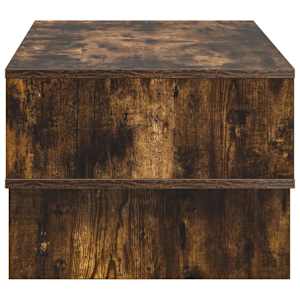 Konferenční stolek Kouřový dub 80 x 46 x 35 cm kompozitní dřevo - obrázek 6