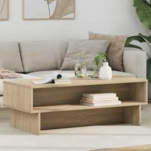 Konferenční stolek Sonoma dub 100 x 46 x 35 cm kompozitní dřevo - obrázek 1