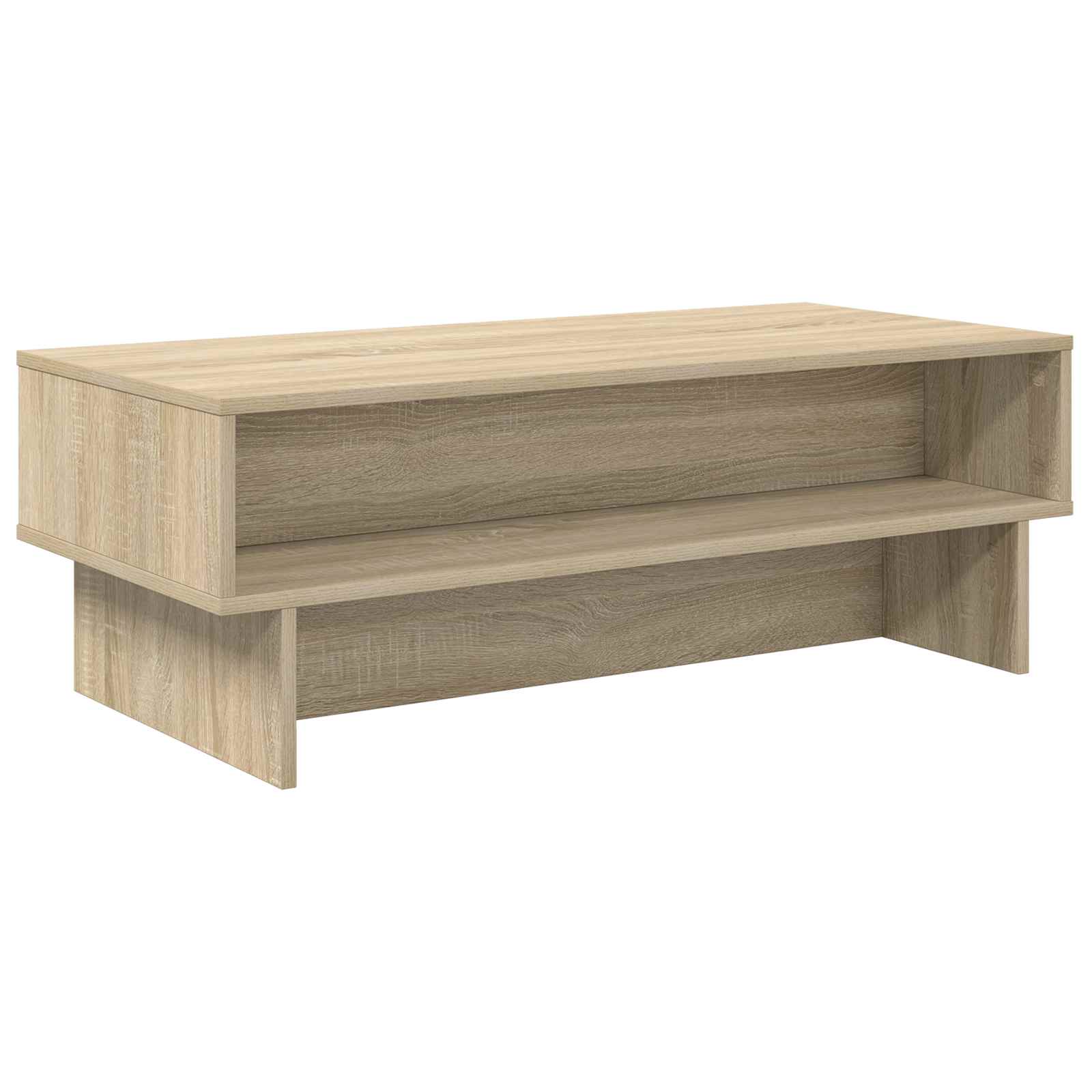 Salontafel Sonoma Eiken 100 x 46 x 35 cm Bewerkt hout | luizaXL | Dé meubelwinkel voor elk interieur Salontafel Sonoma Eiken 100 x 46 x 35 cm Bewerkt hout - Afbeelding 2
