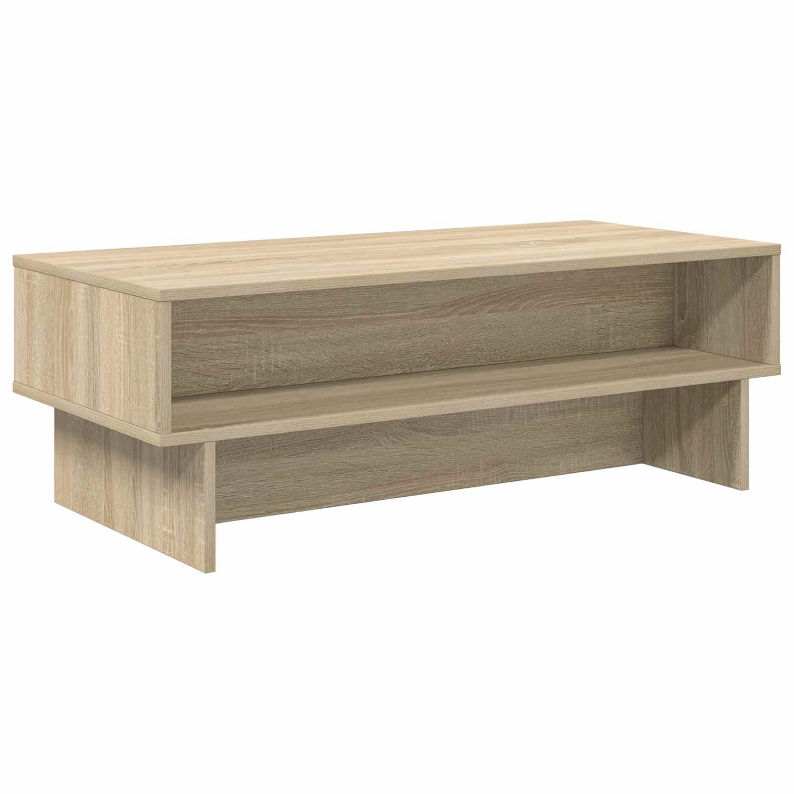 Salontafel Sonoma Eiken 100 x 46 x 35 cm Bewerkt hout | luizaXL | Dé meubelwinkel voor elk interieur Salontafel Sonoma Eiken 100 x 46 x 35 cm Bewerkt hout - Afbeelding 7