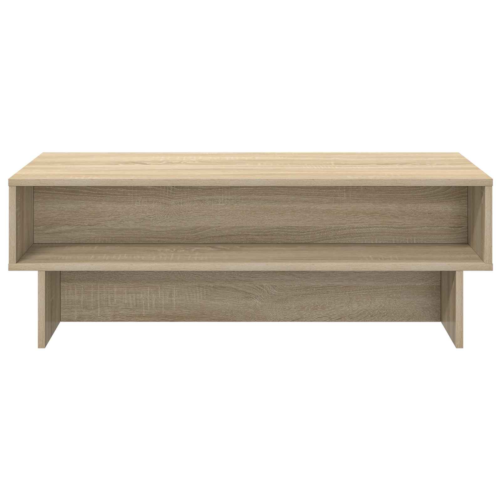 Salontafel Sonoma Eiken 100 x 46 x 35 cm Bewerkt hout | luizaXL | Dé meubelwinkel voor elk interieur Salontafel Sonoma Eiken 100 x 46 x 35 cm Bewerkt hout - Afbeelding 5