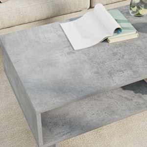 Konferenční stolek Betonově šedá 100 x 46 x 35 cm - obrázek 4