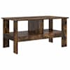 vidaXL Kohvilaud Suitsutatud tamm 90 x 50 x 45 cm Tehispuit