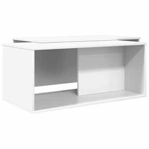 vidaXL Kohvilauda komplekt 2 tk Valge 90 x 48 x 40 cm Tehispuit