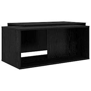 vidaXL Kohvilauda komplekt 2 tk Must tamm 90 x 48 x 40 cm Tehispuit